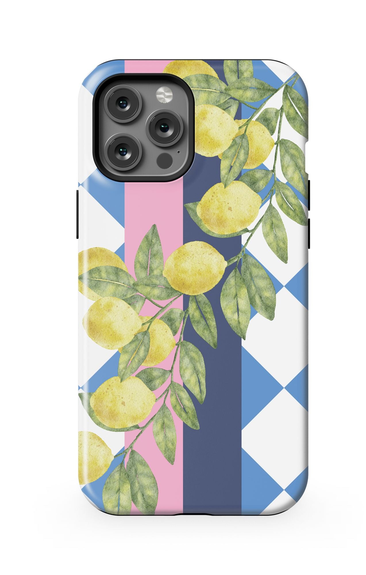 Limoncello iPhone Case Phone Case Blue Yellow / iPhone 12 Pro Max / MagSafe Tough Katie Kime