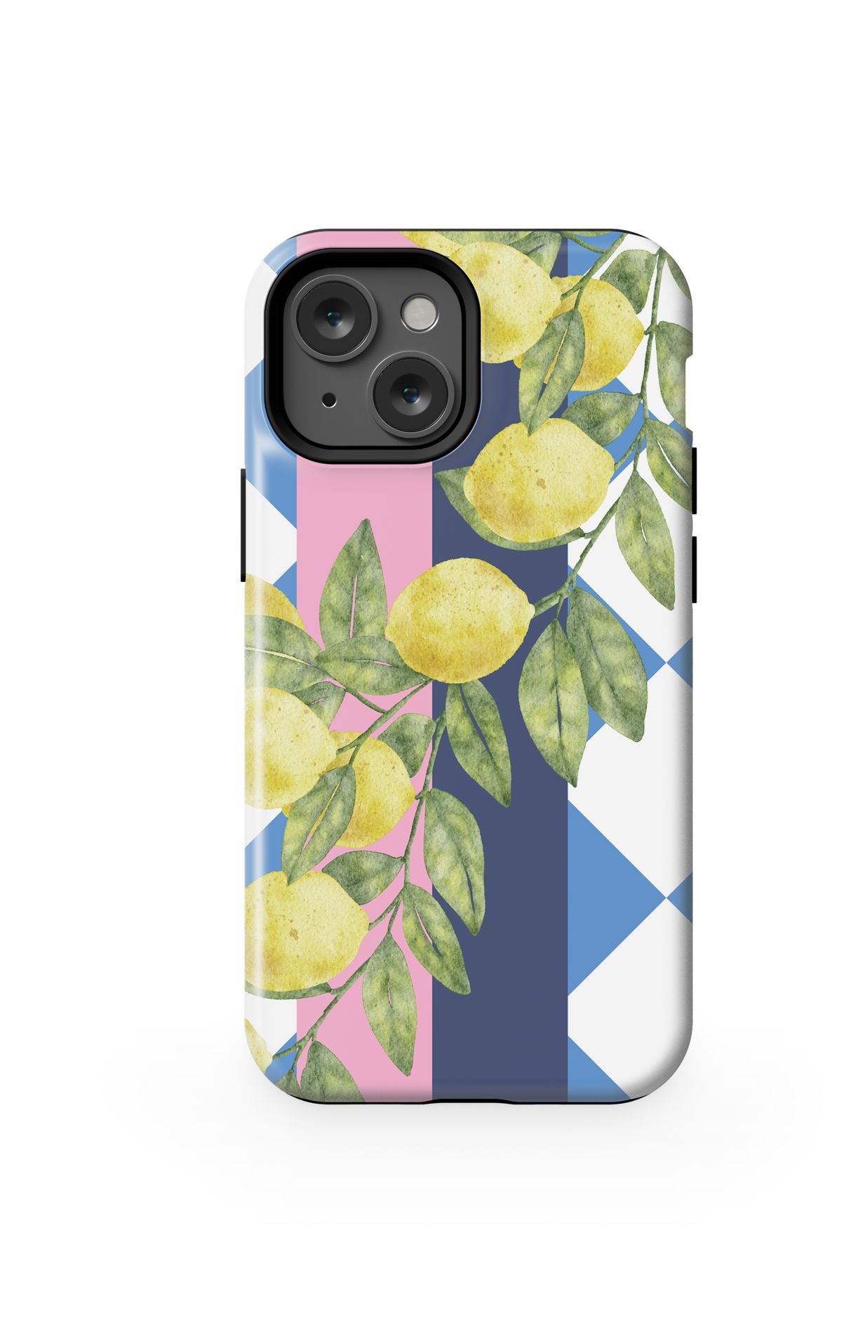 Limoncello iPhone Case Phone Case Blue Yellow / iPhone 13 Mini / MagSafe Tough Katie Kime