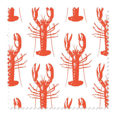 Fabric Red / Cotton / Sample Lobster Bake Fabric Katie Kime