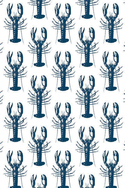 Lobster Bake Peel & Stick Wallpaper Peel & Stick Wallpaper Red / Large Sample Katie Kime