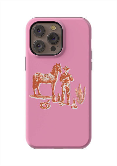 Marfa Cowboy iPhone Case Phone Case Pink / iPhone 14 Pro Max / Tough Katie Kime