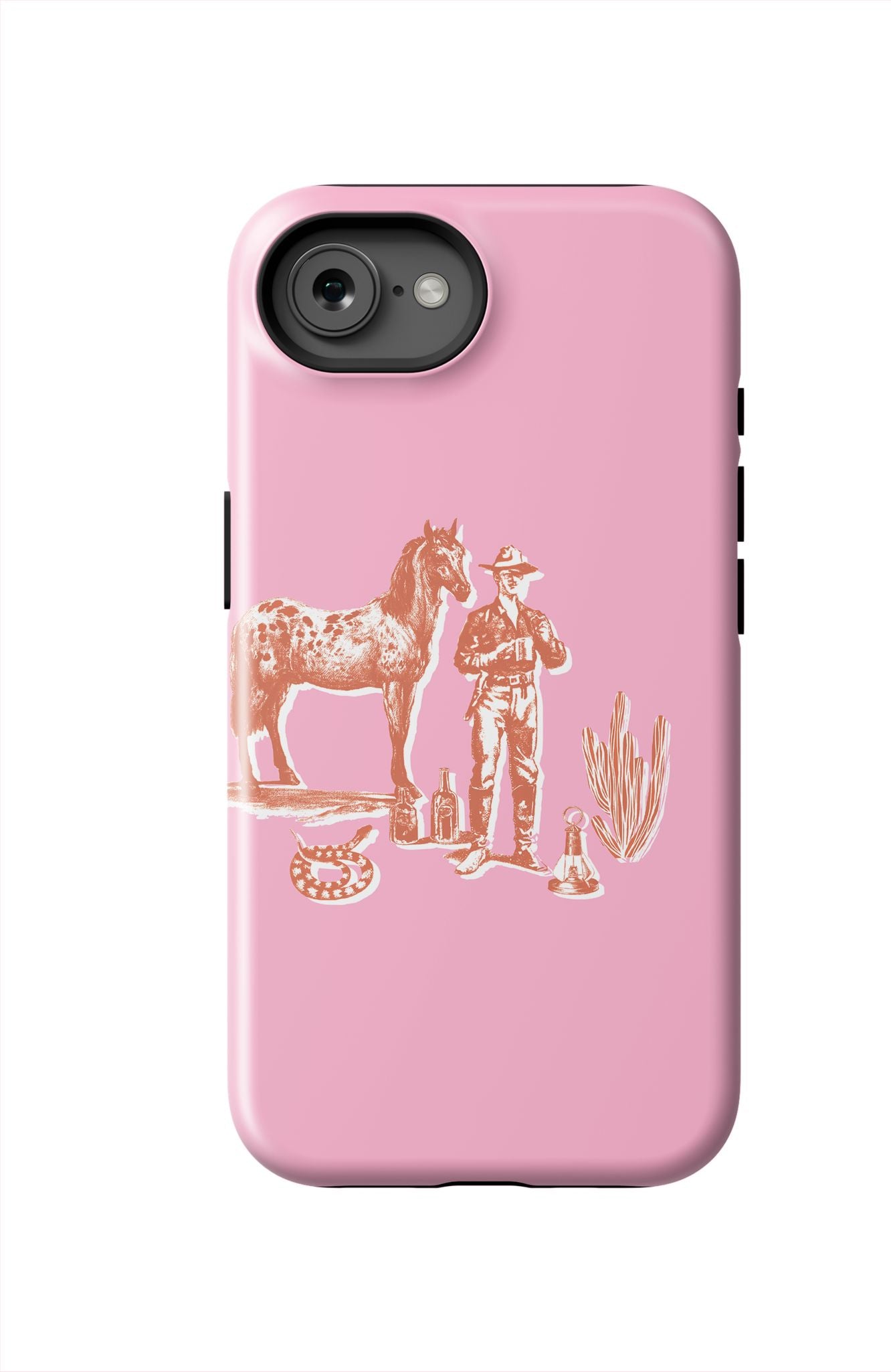Marfa Cowboy iPhone Case Phone Case Pink / iPhone 16e / Tough Katie Kime