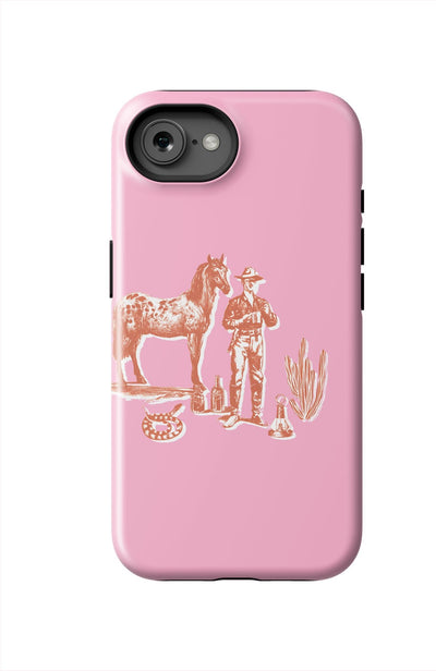 Marfa Cowboy iPhone Case Phone Case Pink / iPhone 16e / Tough Katie Kime