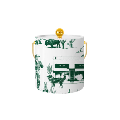 Marfa Toile Ice Bucket Ice Bucket Katie Kime