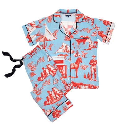 Marfa Toile Pajama Set Pajama Set Katie Kime