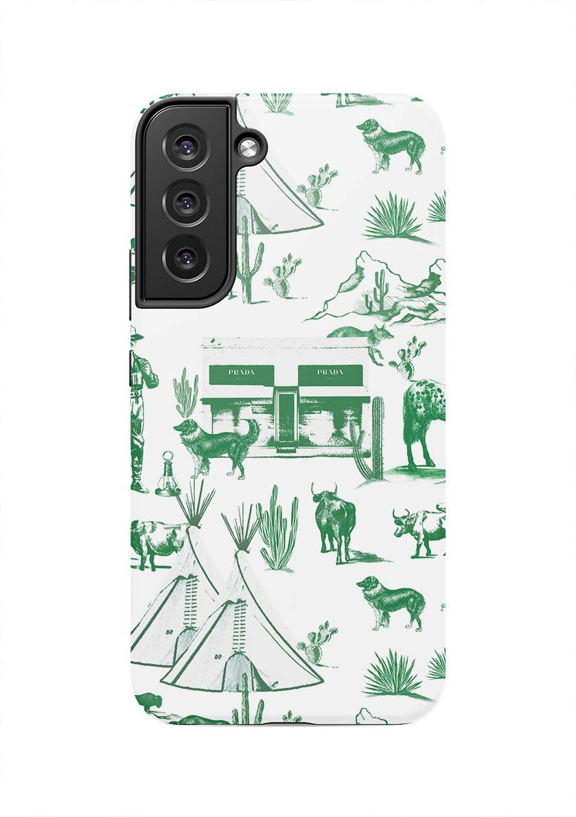 Marfa Toile Samsung Phone Case Phone Case Hunter / Galaxy S22 Plus / Tough Katie Kime
