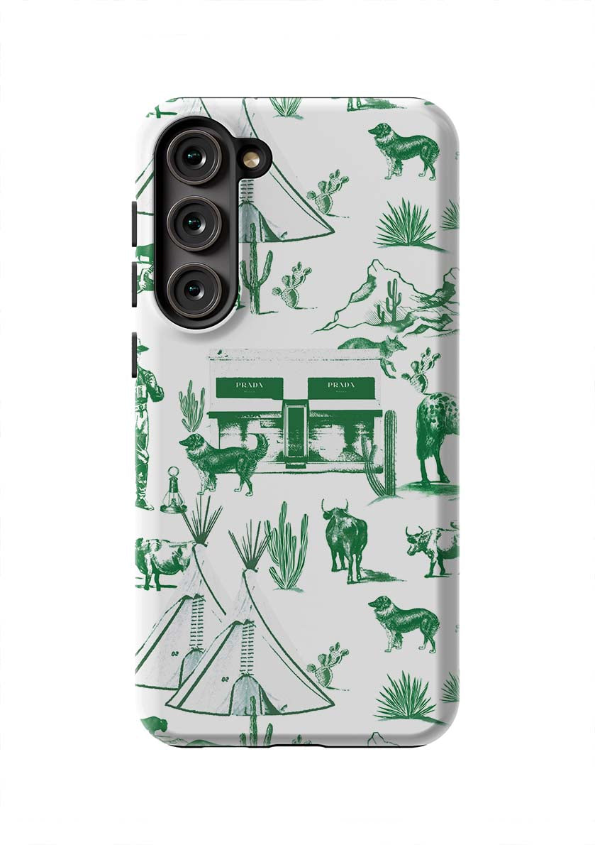 Marfa Toile Samsung Phone Case Phone Case Hunter / Galaxy S23 Plus / Tough Katie Kime