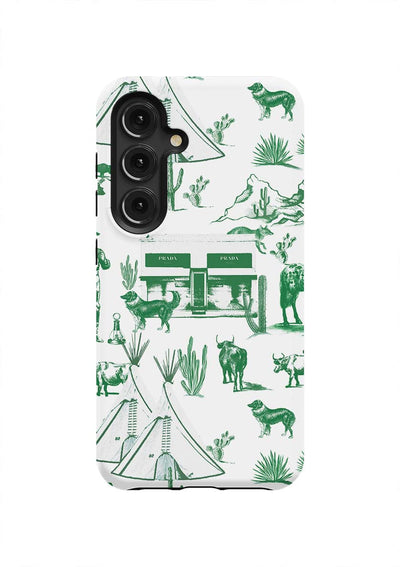 Marfa Toile Samsung Phone Case Phone Case Hunter / Galaxy S24 / Tough Katie Kime