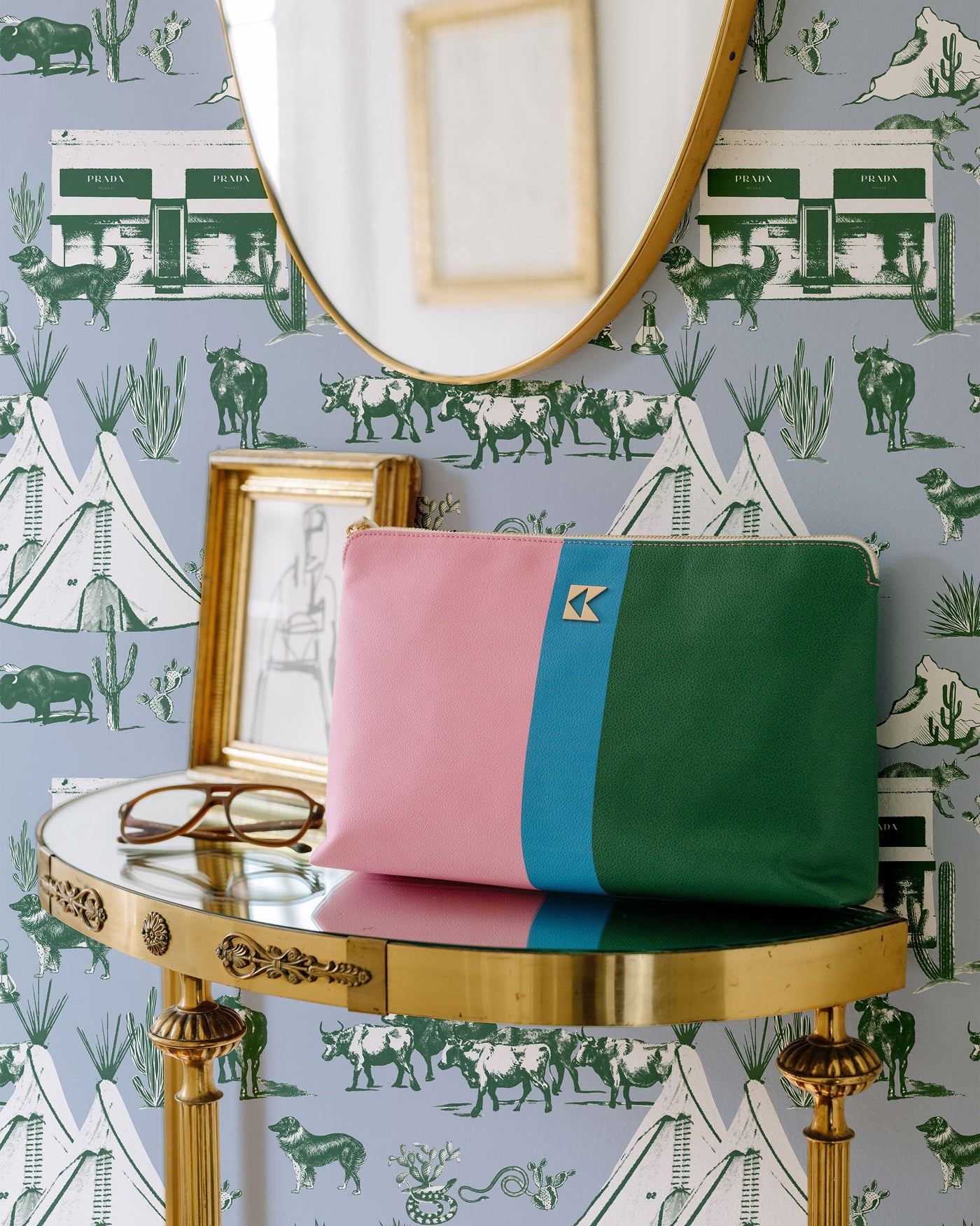 Marfa Toile Traditional Wallpaper Wallpaper Katie Kime