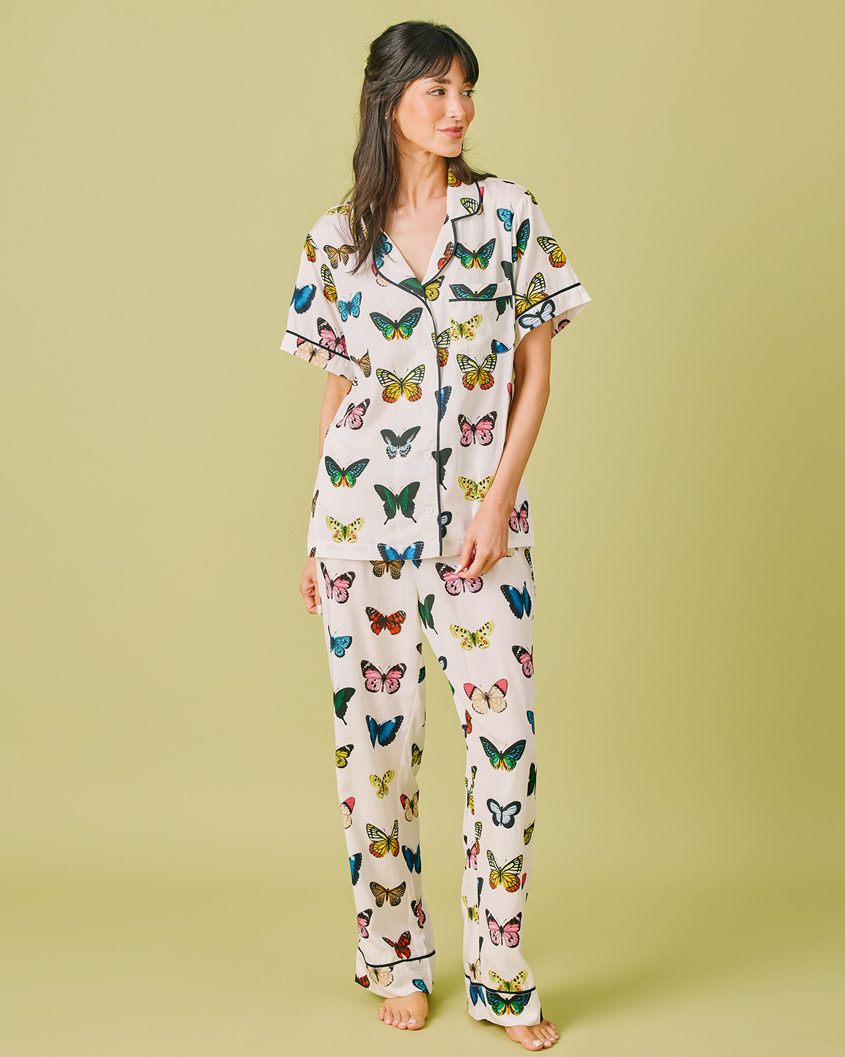 Mariposa Pajama Pants Set Pajama Set Multi / XXS Katie Kime