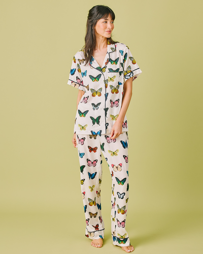 Mariposa Pajama Pants Set Pajama Set Multi / XXS Katie Kime