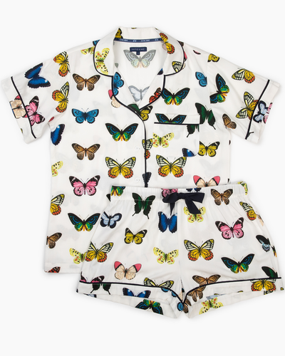 Mariposa Pajama Shorts Set Pajama Set Katie Kime