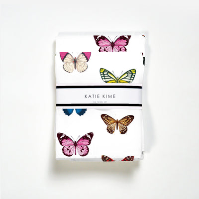 Mariposa Tea Towel Set Tea Towel Multi Katie Kime