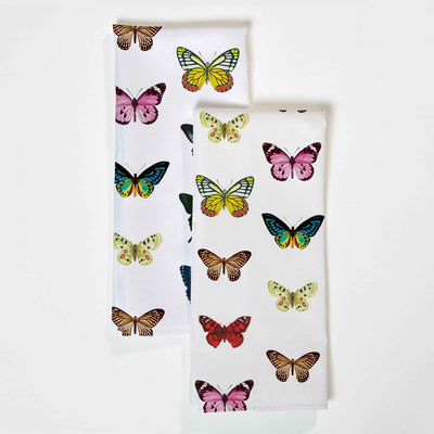 Mariposa Tea Towel Set Tea Towel Multi Katie Kime