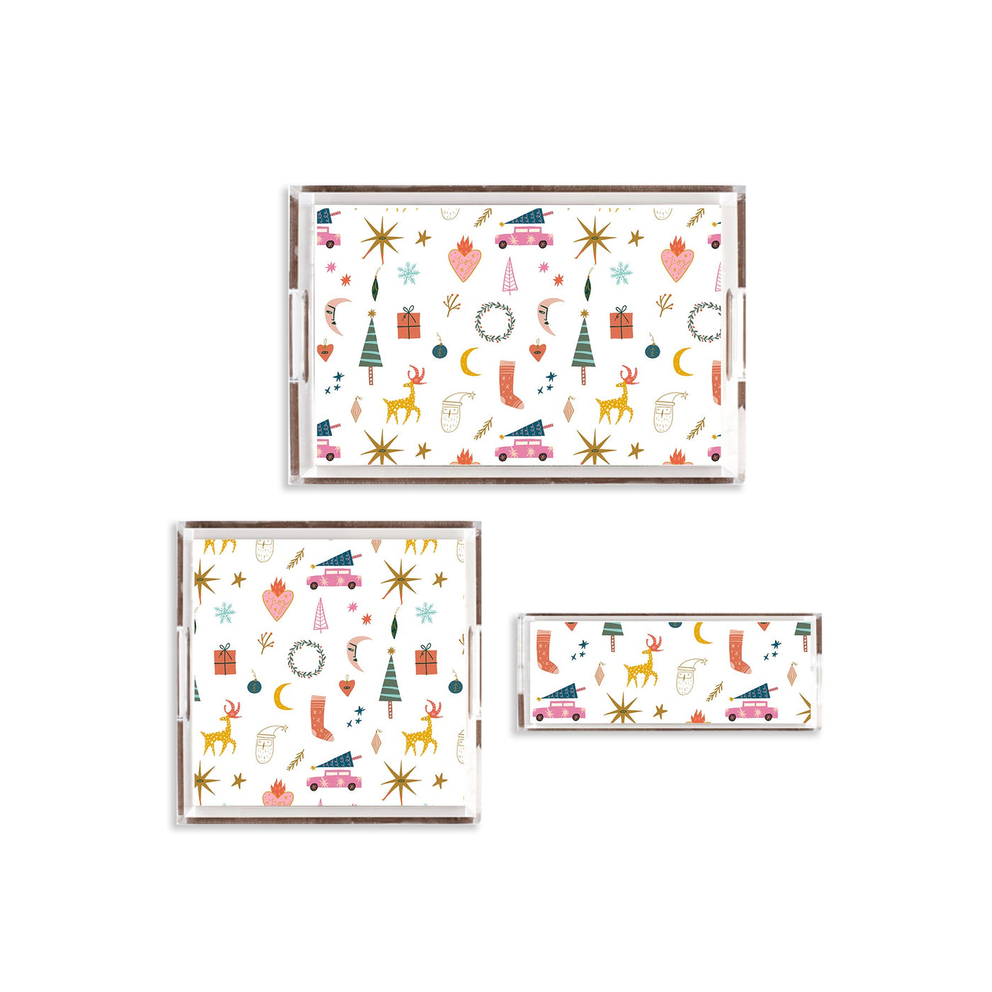 Mod Holiday Lucite Tray Lucite Trays Katie Kime