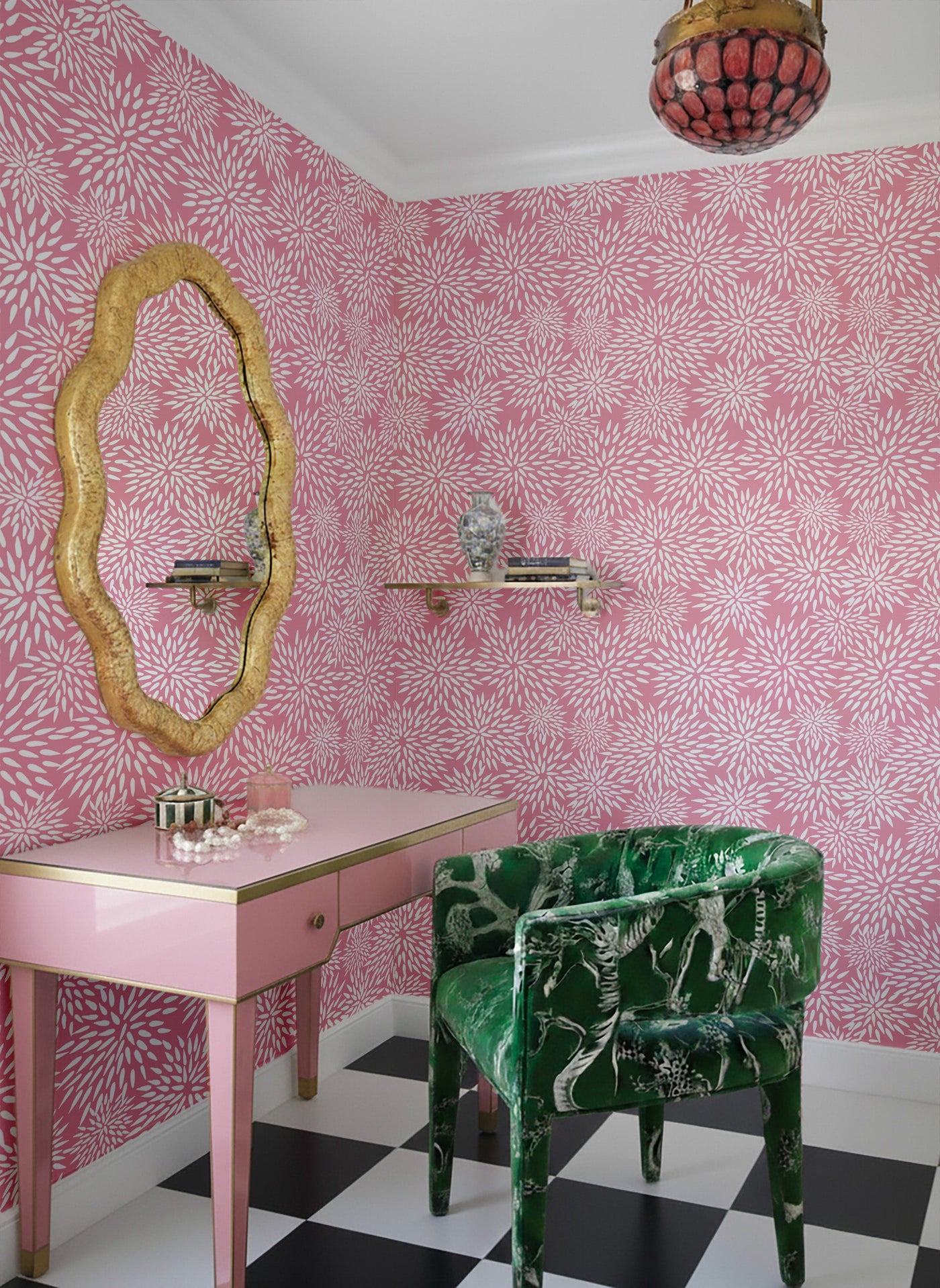 Mums The Word Traditional Wallpaper Wallpaper Katie Kime