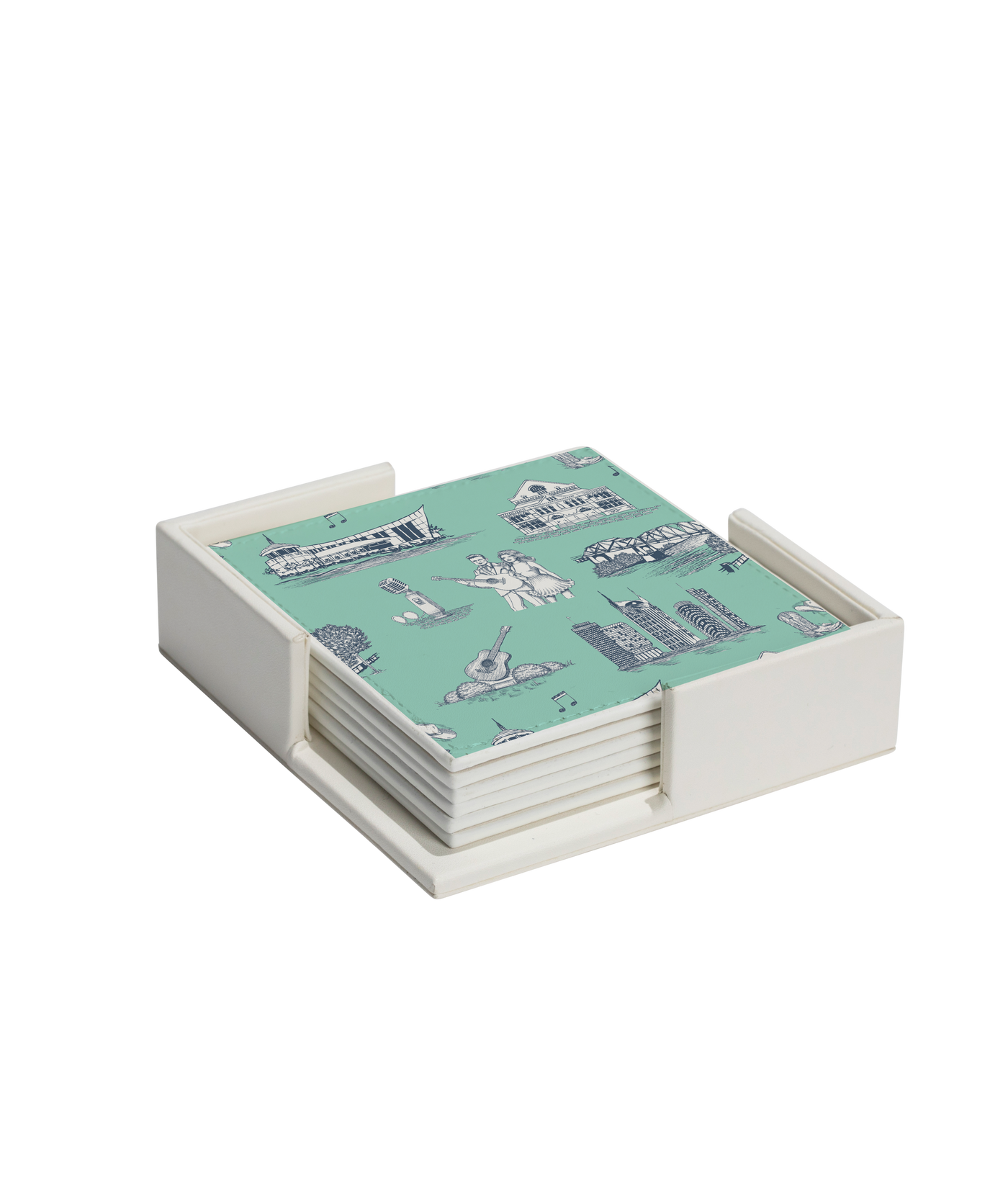 Nashville Toile Coaster Set Coaster Set Katie Kime