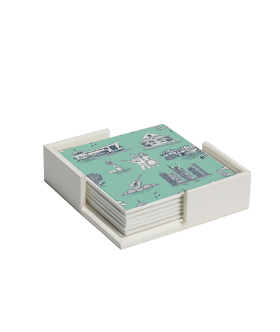 Nashville Toile Coaster Set Coaster Set Katie Kime