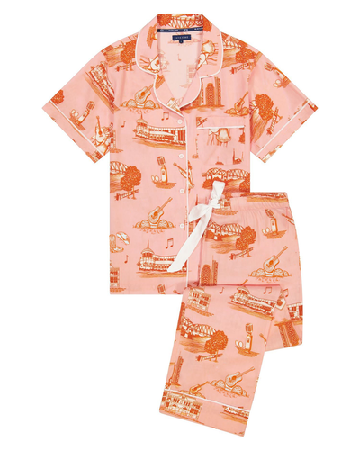 Nashville Toile Pajama Pants Set Pajama Set Katie Kime