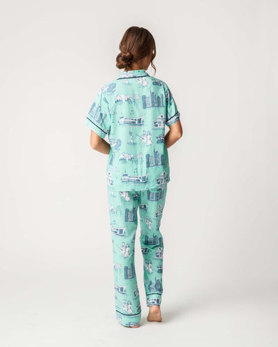 Nashville Toile Pajama Pants Set Pajama Set Katie Kime