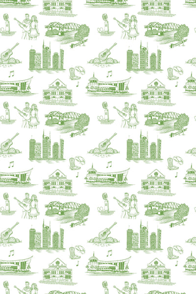 Nashville Toile Peel & Stick Wallpaper Peel & Stick Wallpaper Katie Kime