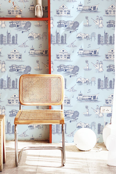 Nashville Toile Peel & Stick Wallpaper Peel & Stick Wallpaper Katie Kime