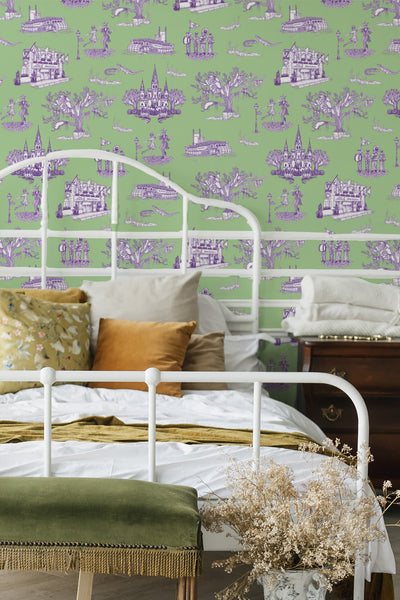 Wallpaper New Orleans Toile Traditional Wallpaper Katie Kime