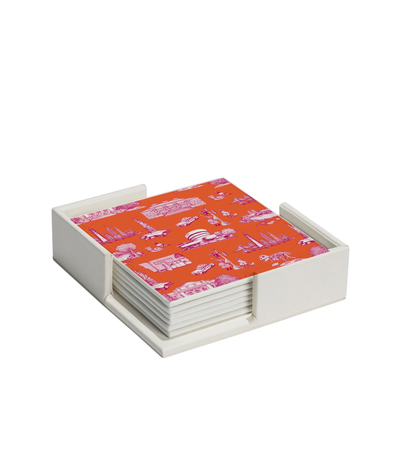 New York Toile Coaster Set Coaster Set Katie Kime