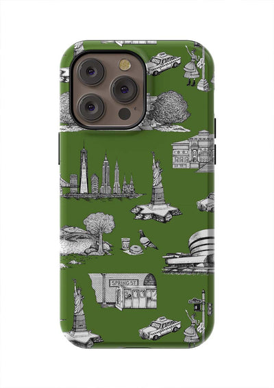 New York Toile iPhone Case Phone Case Hunter / iPhone 14 Pro Max / Tough Katie Kime