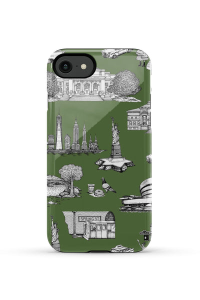 New York Toile iPhone Case Phone Case Hunter / iPhone SE (2022) / Tough Katie Kime