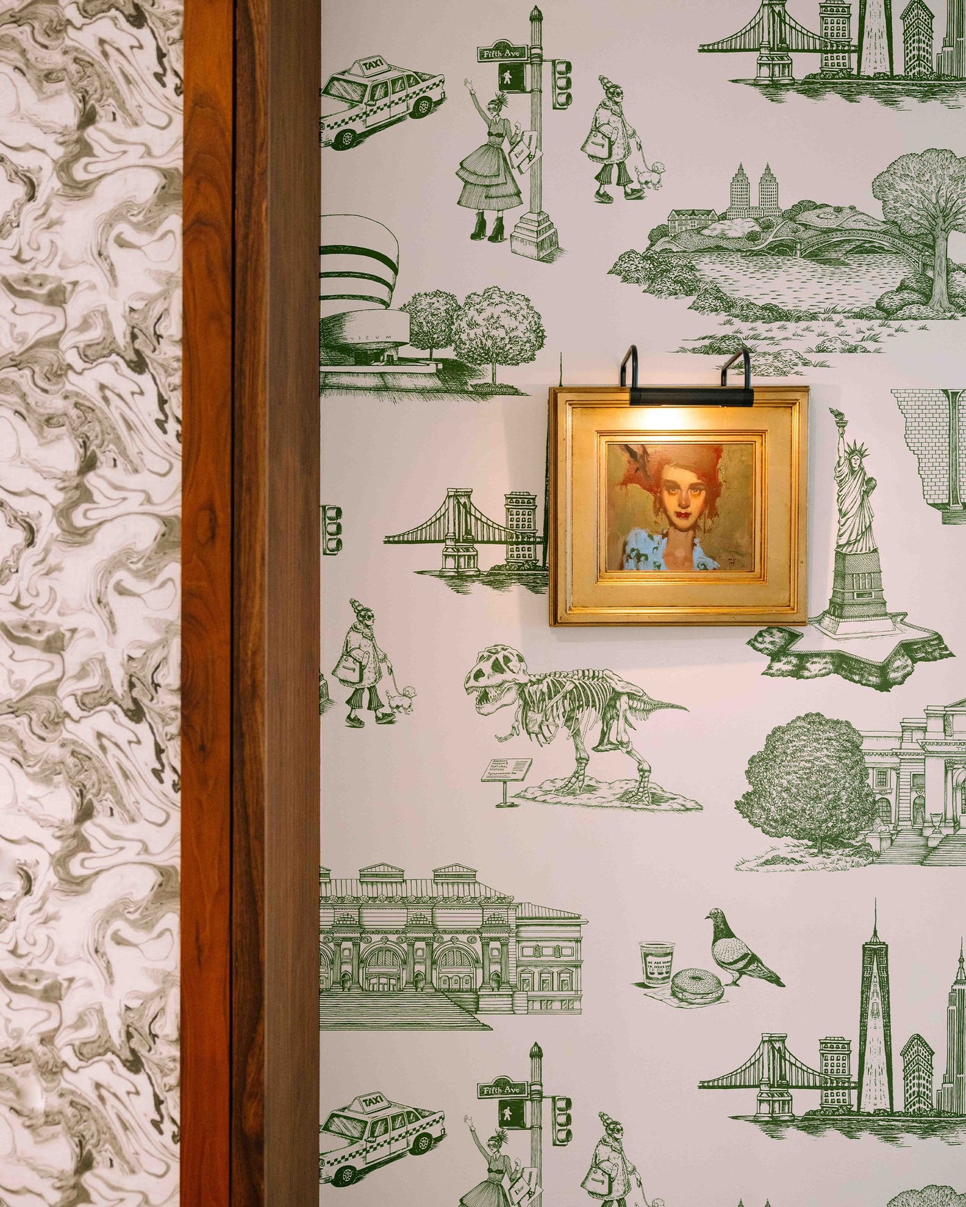 New York Toile Peel & Stick Wallpaper Peel & Stick Wallpaper Katie Kime