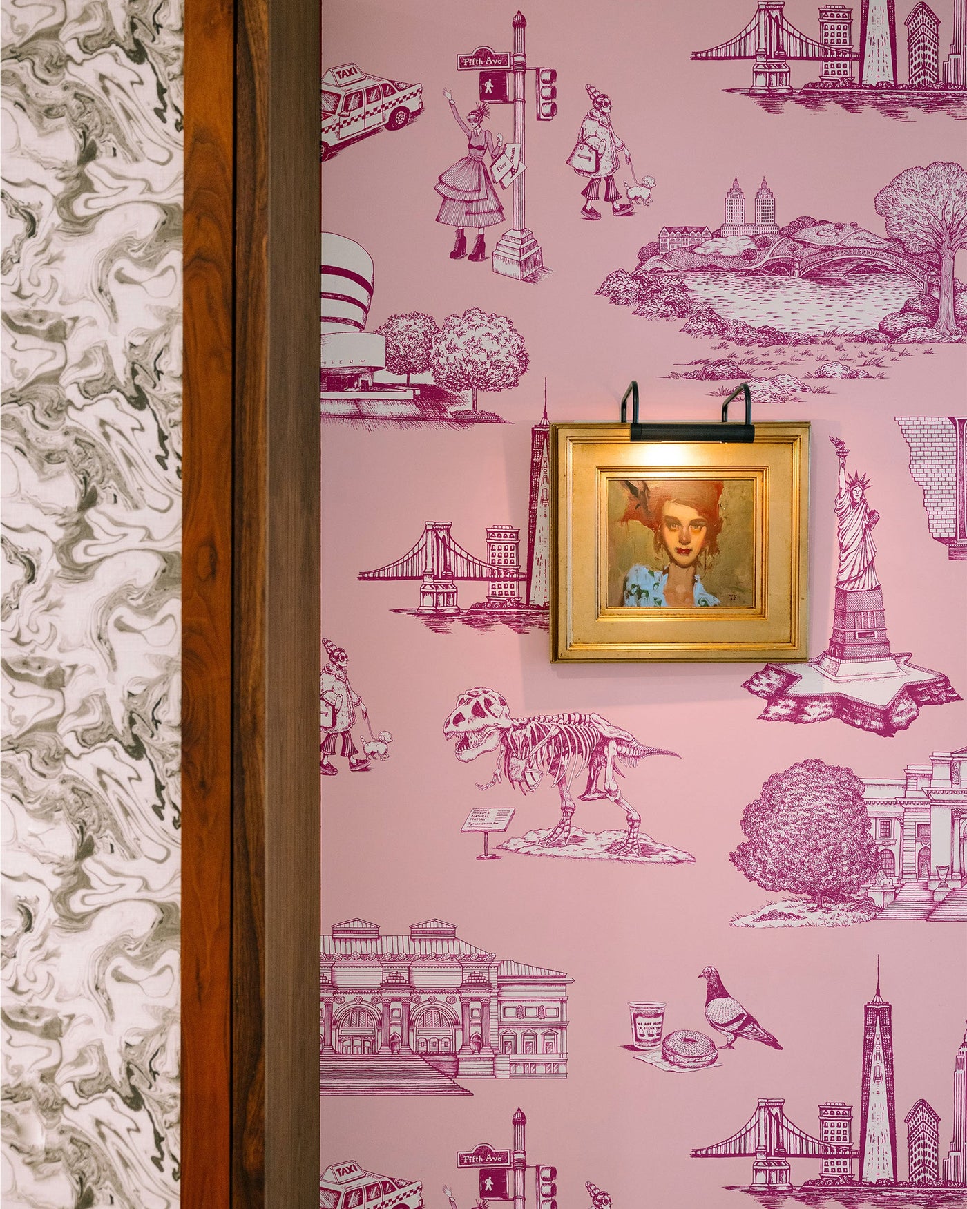 New York Toile Peel & Stick Wallpaper Peel & Stick Wallpaper Katie Kime