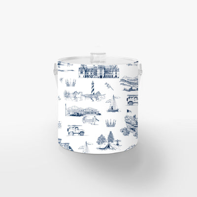 North Carolina Ice Bucket Ice Bucket Navy / Lucite Katie Kime
