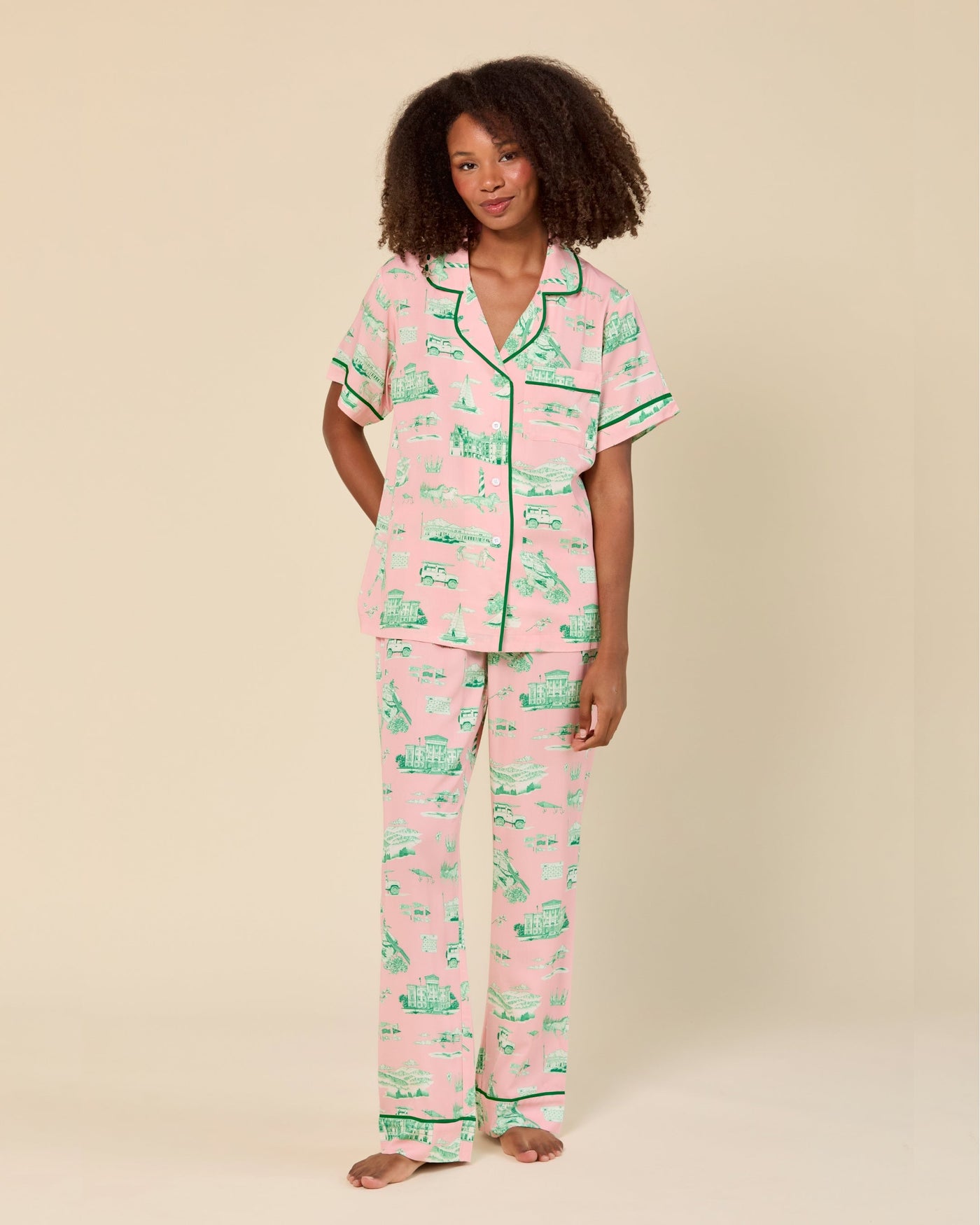 North Carolina Pajama Pants Set Pajama Set Katie Kime
