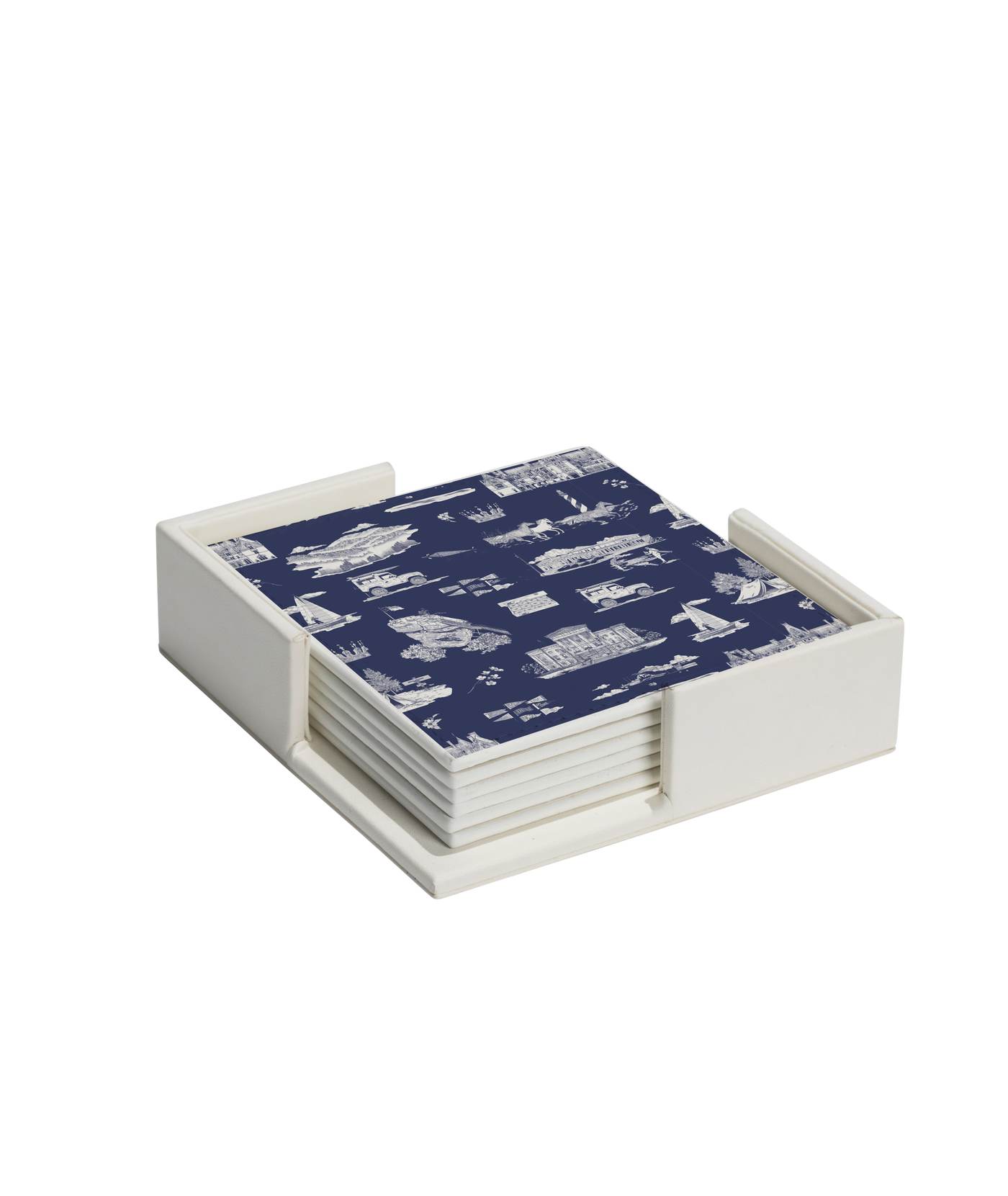 North Carolina Toile Coaster Set Coaster Set Katie Kime