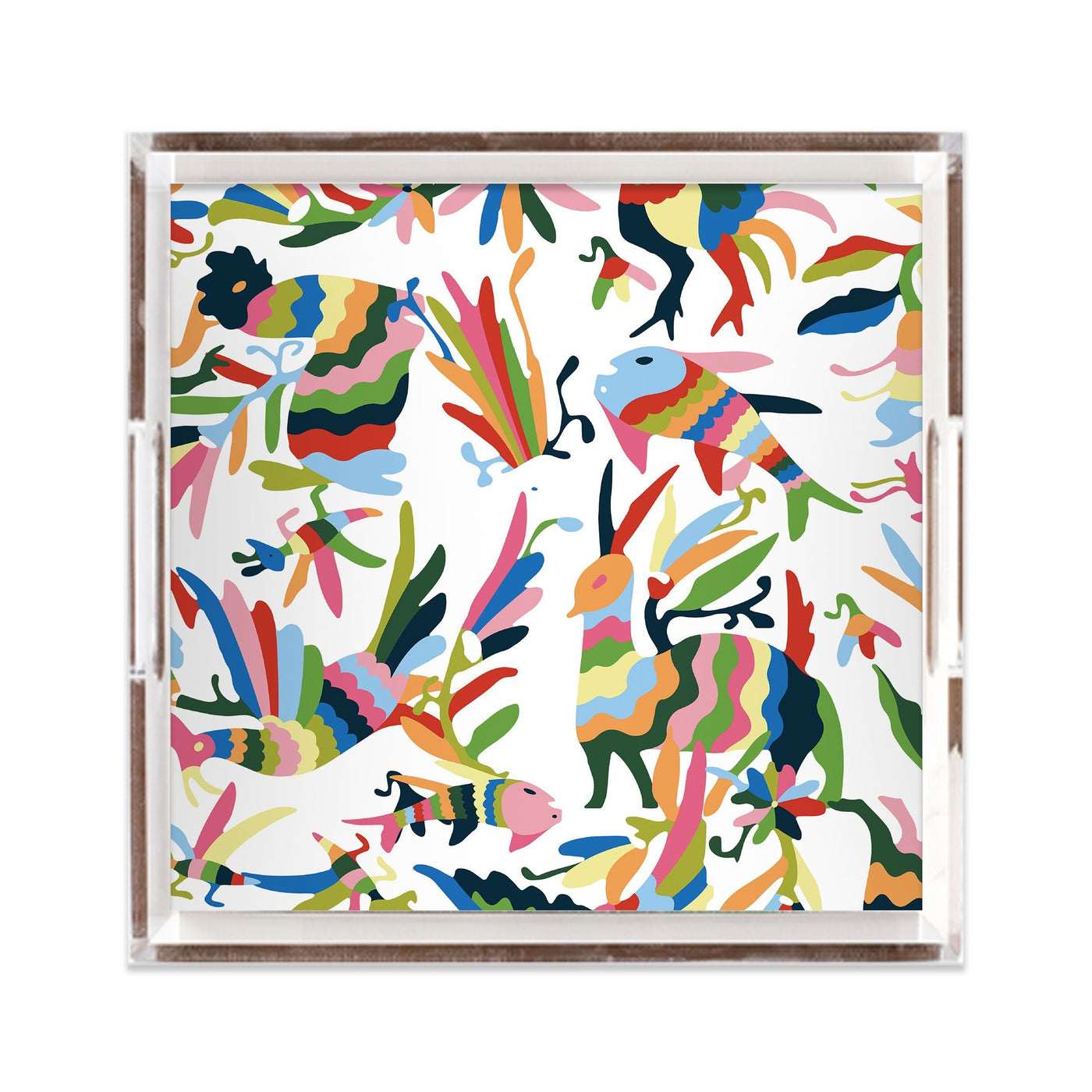 Otomi Lucite Tray Lucite Trays Multi / 12x12 Katie Kime