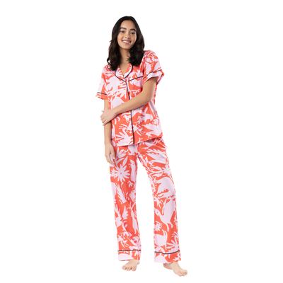 Otomi Pajama Set Pajama Set Red Lilac / XS / Pants Katie Kime