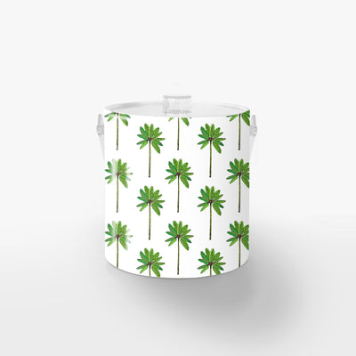 Palm Grove Ice Bucket Ice Bucket Green / Lucite Katie Kime