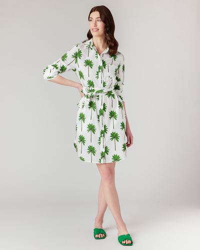 Palm Grove Sophia Shirtdress Dress Katie Kime