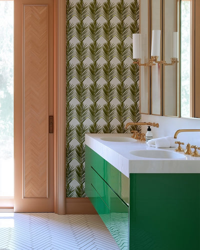Palms Traditional Wallpaper Wallpaper Katie Kime