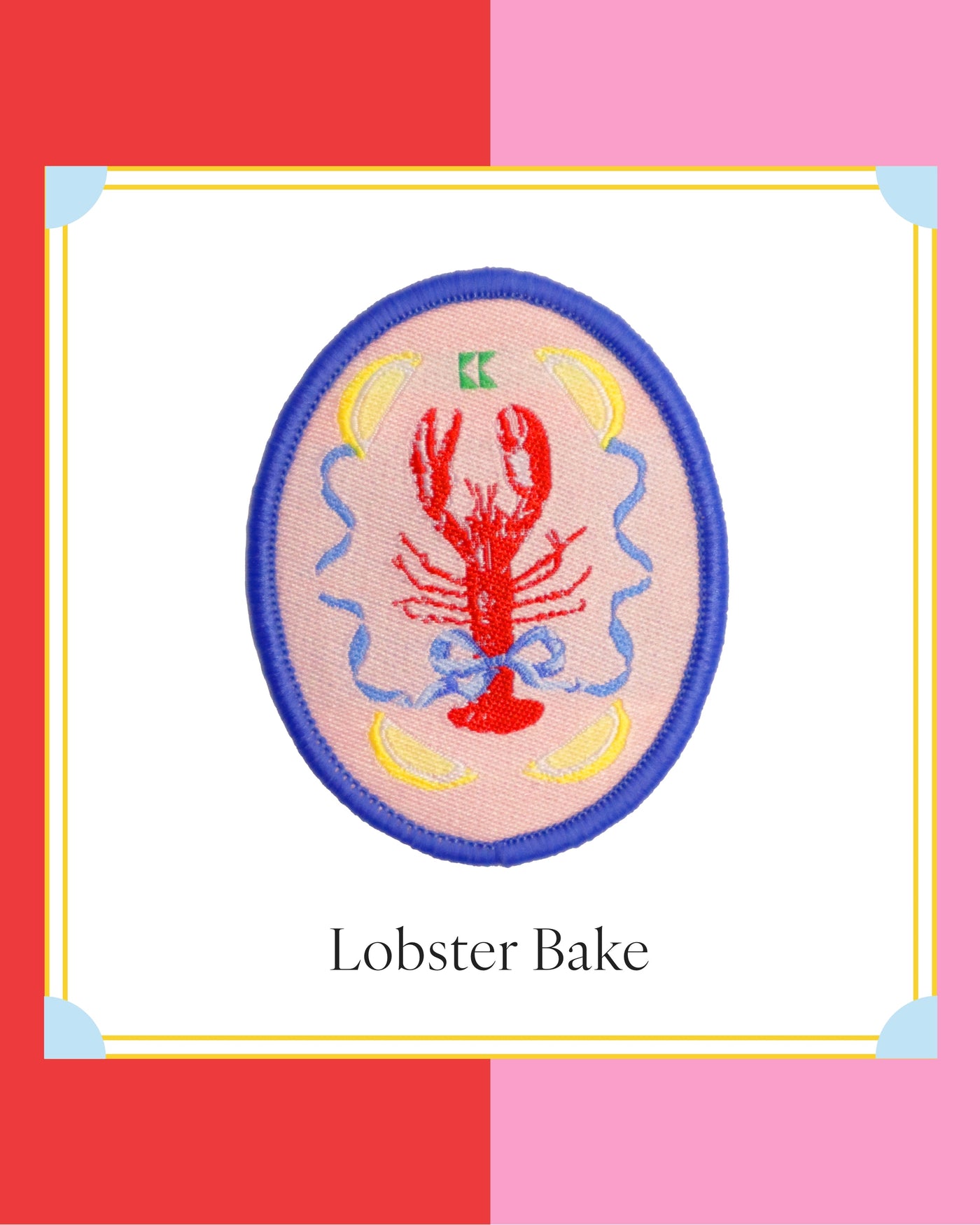 Patches Appliques & Patches Lobster Bake Katie Kime