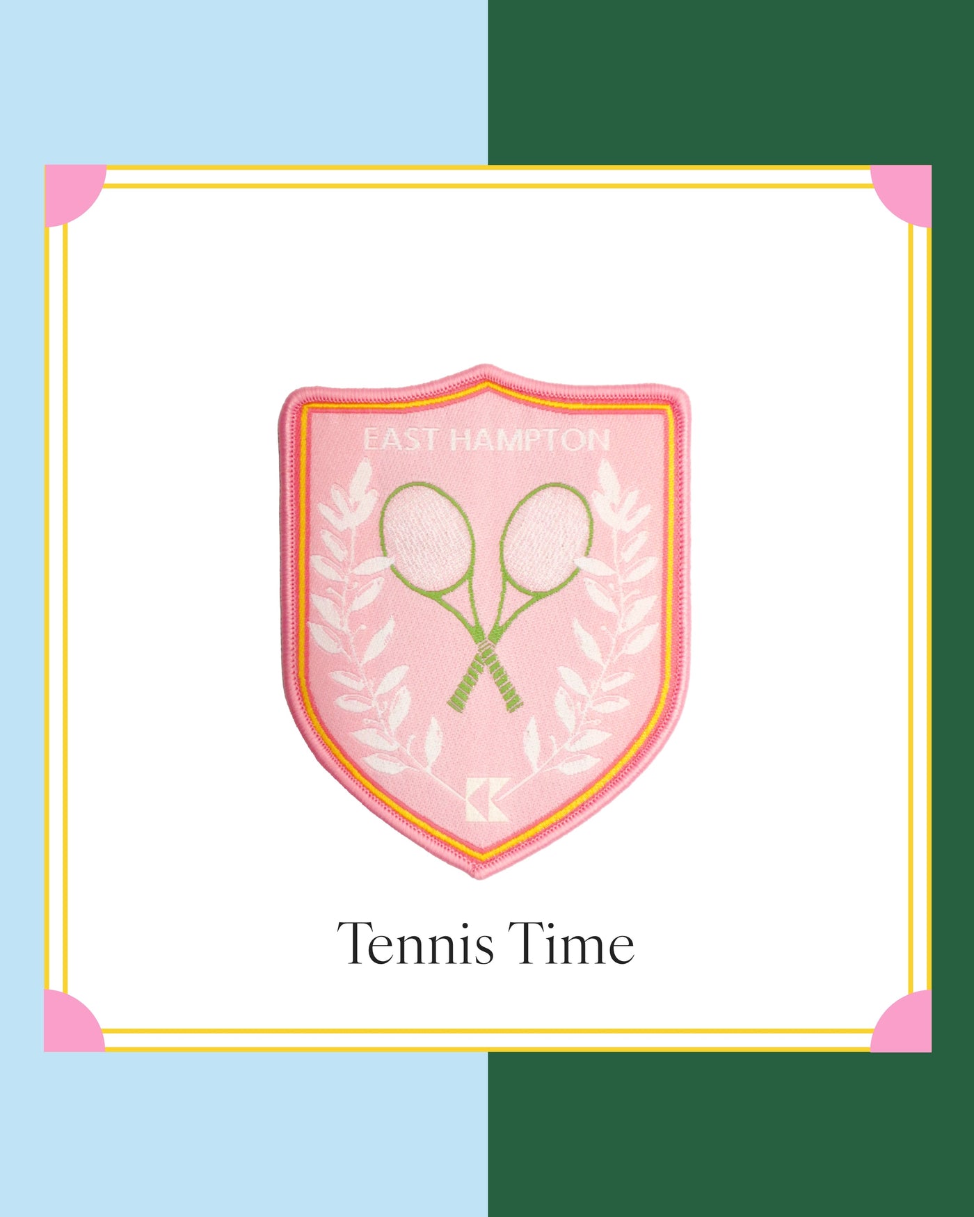 Patches Appliques & Patches Tennis Time Katie Kime