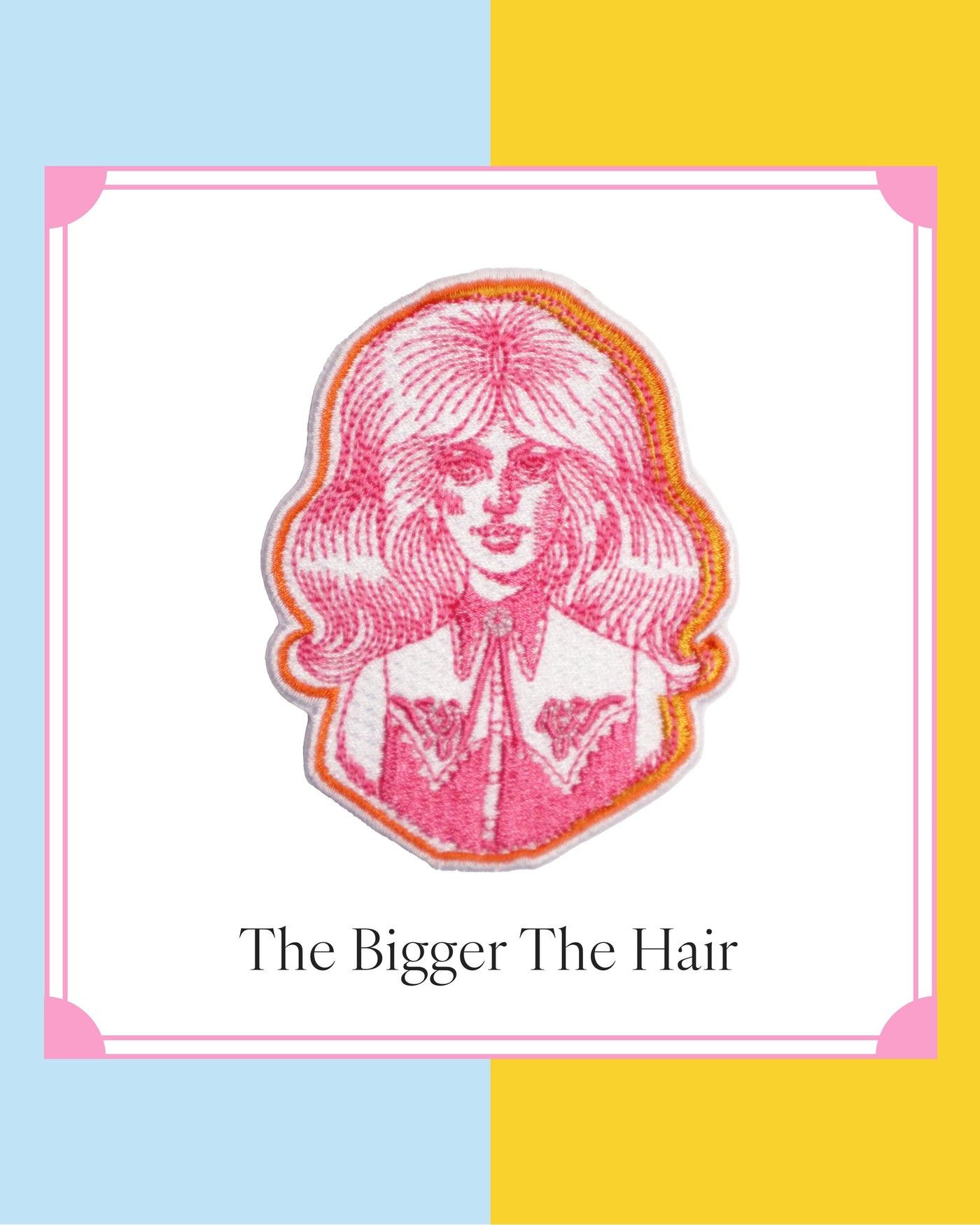 Patches Appliques & Patches The Bigger the Hair Katie Kime