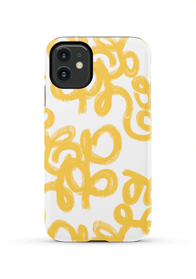 Penelope iPhone Case Phone Case Yellow / iPhone 11 / Tough Katie Kime