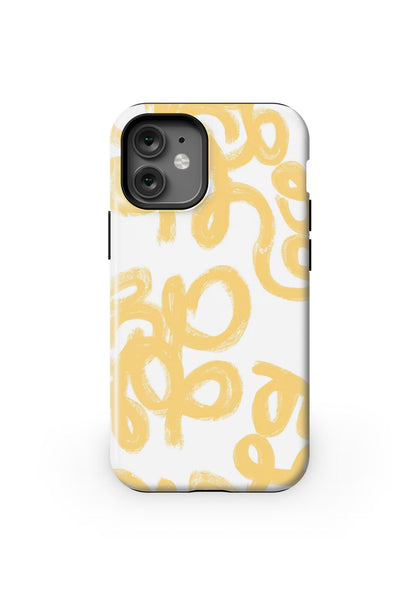 Penelope iPhone Case Phone Case Yellow / iPhone 12 Mini / MagSafe Tough Katie Kime