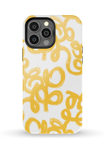 Penelope iPhone Case Phone Case Yellow / iPhone 13 Pro Max / Tough Katie Kime