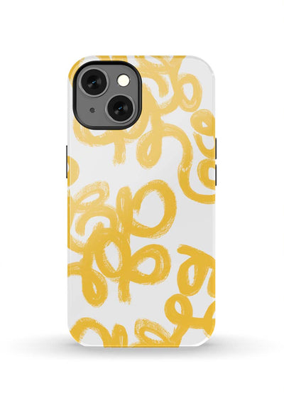 Penelope iPhone Case Phone Case Yellow / iPhone 13 / Tough Katie Kime