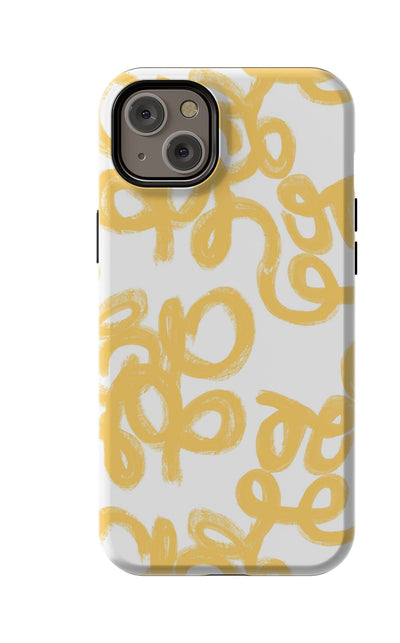 Penelope iPhone Case Phone Case Yellow / iPhone 14 Plus / MagSafe Tough Katie Kime