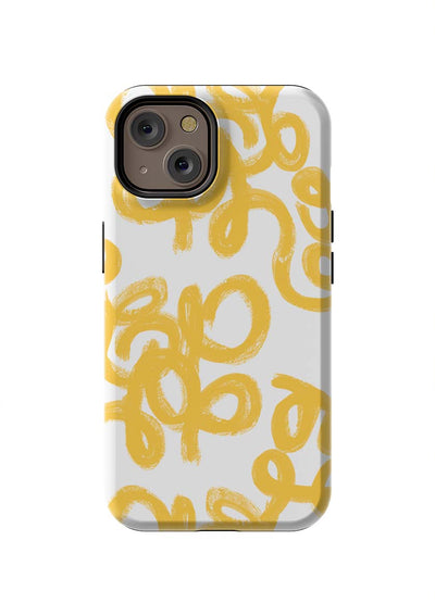 Penelope iPhone Case Phone Case Yellow / iPhone 14 / Tough Katie Kime