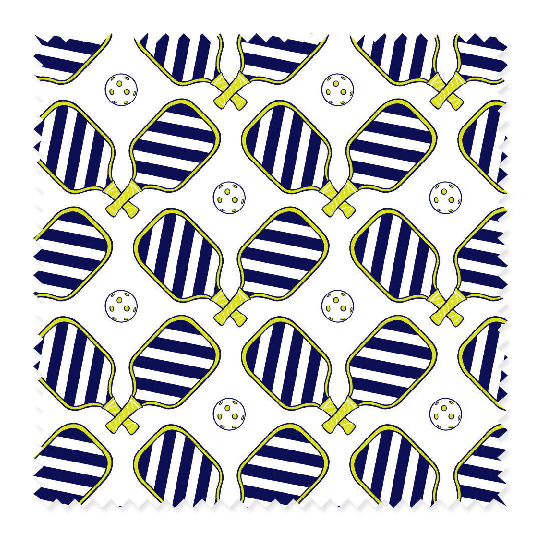 Fabric Navy / Cotton / Sample Pickleball Fabric Katie Kime